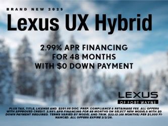 New 2025 Lexus UX 300h AWD image 6