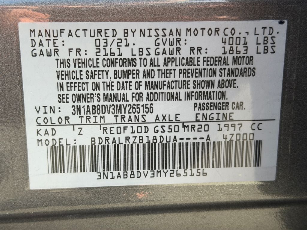 Used 2021 Nissan Sentra SR FWD image 36