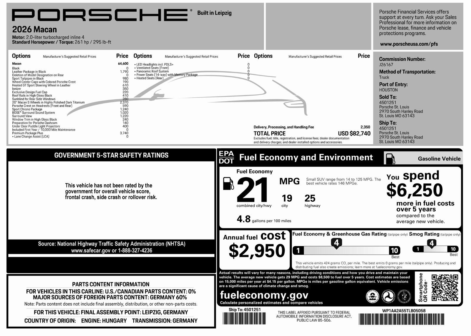 Certified 2026 Porsche Macan AWD/4WD image 53