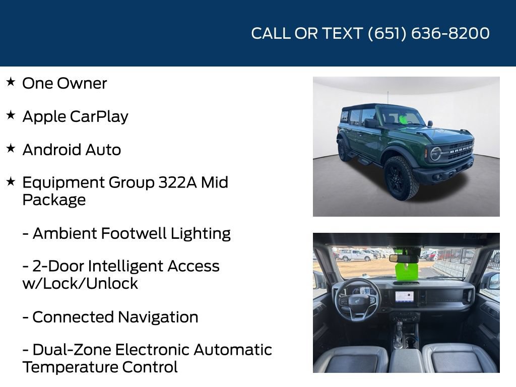 Used 2023 Ford Bronco Black Diamond AWD/4WD image 5