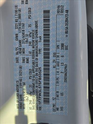 New 2025 Ford F150 XLT w/ Equipment Group 302A MID image 18