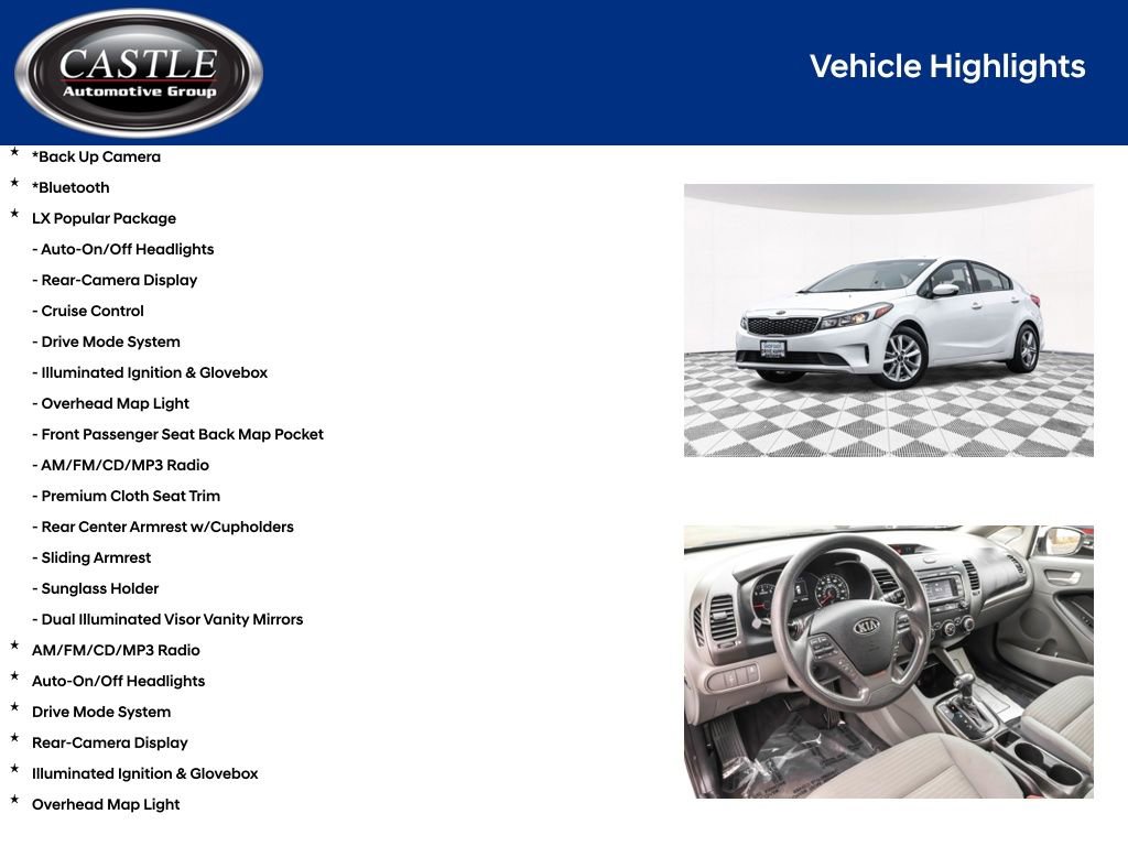 Used 2017 Kia Forte LX w/ LX Popular Package image 4