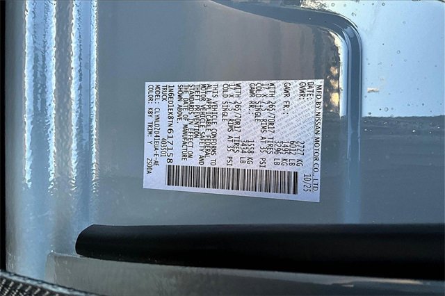 New 2026 Nissan Frontier PRO-4X image 8