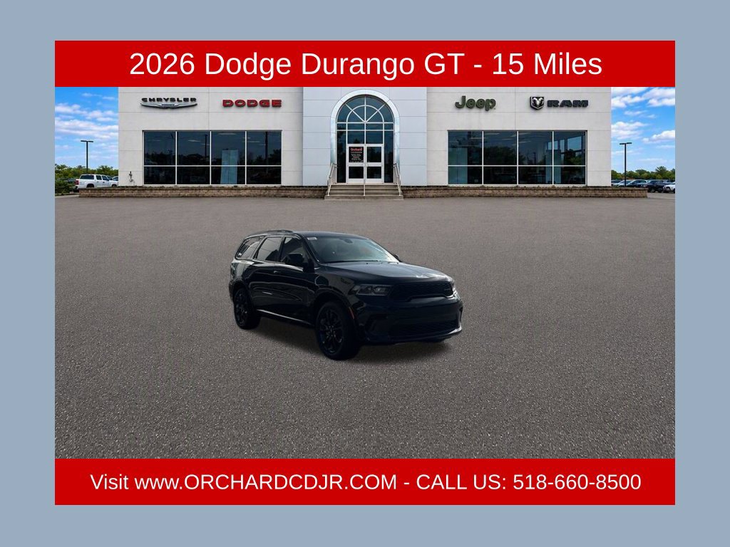New 2026 Dodge Durango GT w/ Blacktop Package