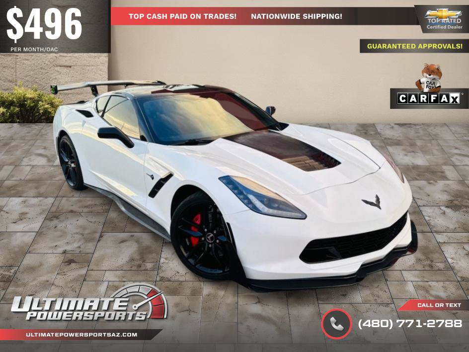 Used 2015 Chevrolet Corvette Stingray Coupe w/ ZF1 Appearance Package RWD image 2