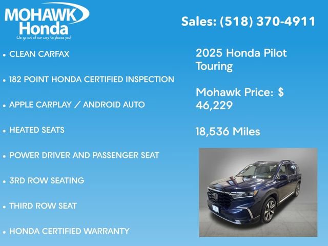 Certified 2025 Honda Pilot Touring image 16