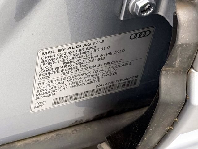 Certified 2023 Audi Q7 2.0T Premium w/ Convenience Package AWD/4WD image 18