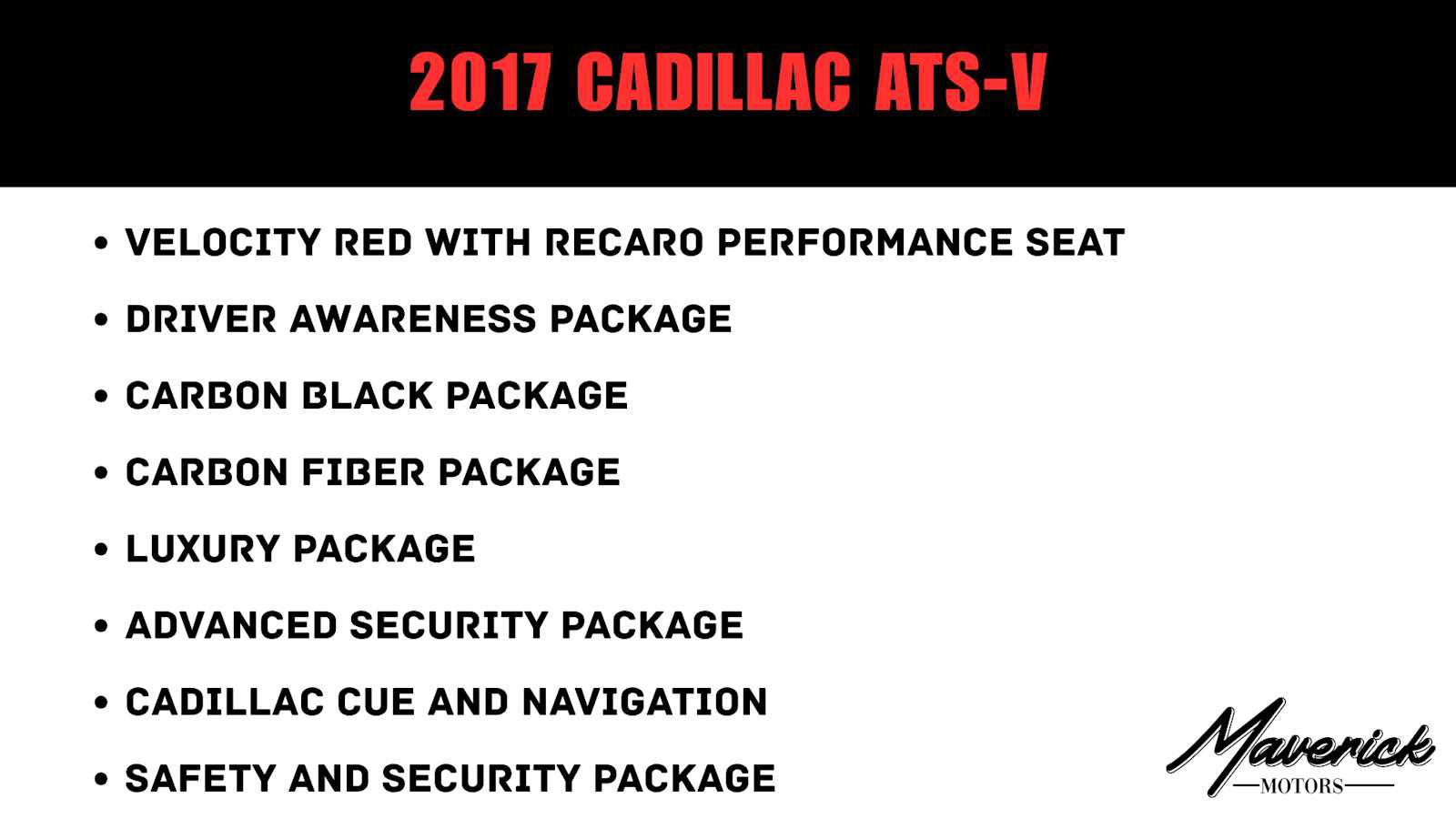 Used 2017 Cadillac ATS V w/ Carbon Black Package RWD image 2