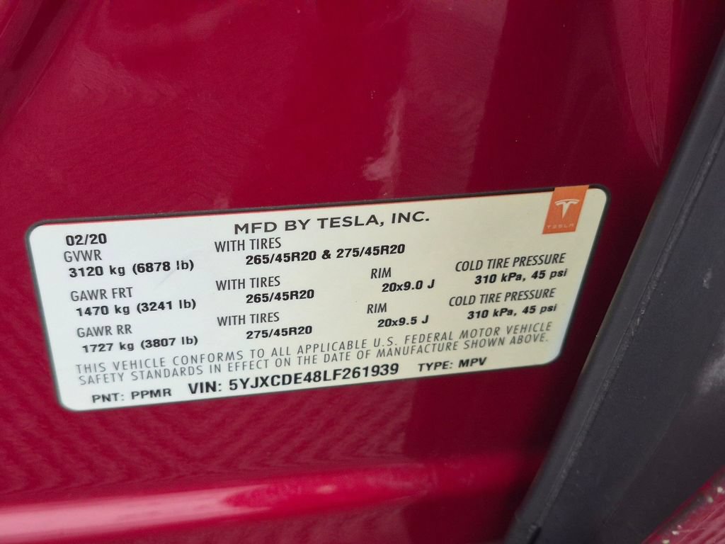 Used 2020 Tesla Model X Performance AWD/4WD image 33
