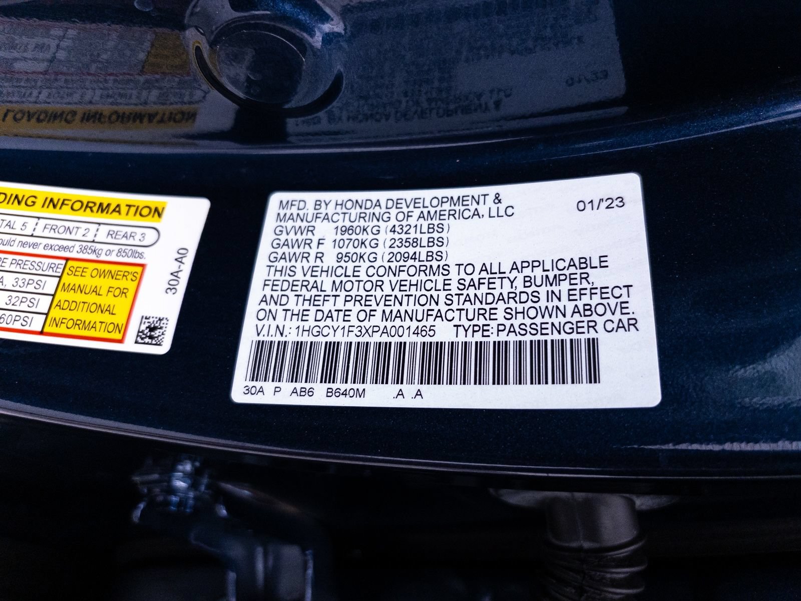 Used 2023 Honda Accord EX image 39