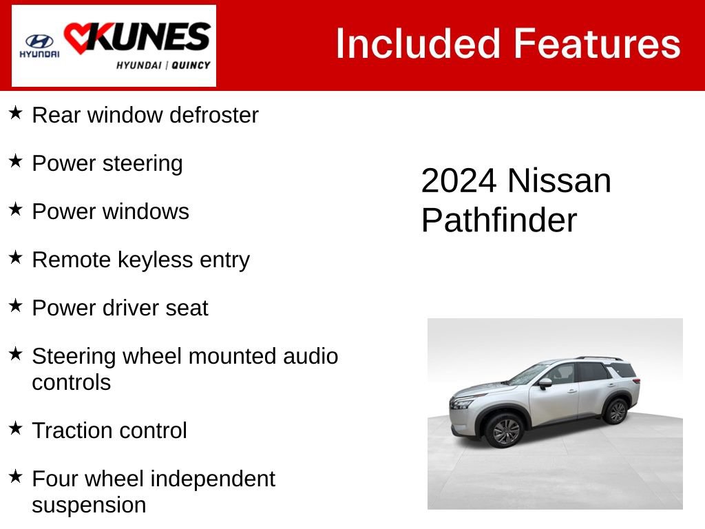 Used 2024 Nissan Pathfinder SV FWD image 3