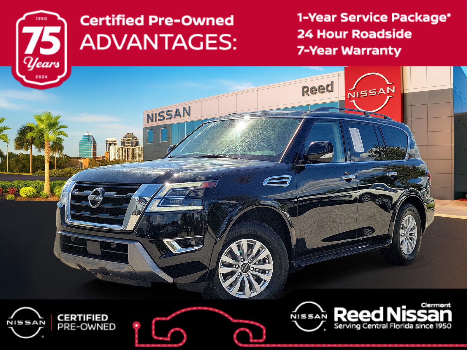 Certified 2023 Nissan Armada SV w/ Cargo Package RWD image 1