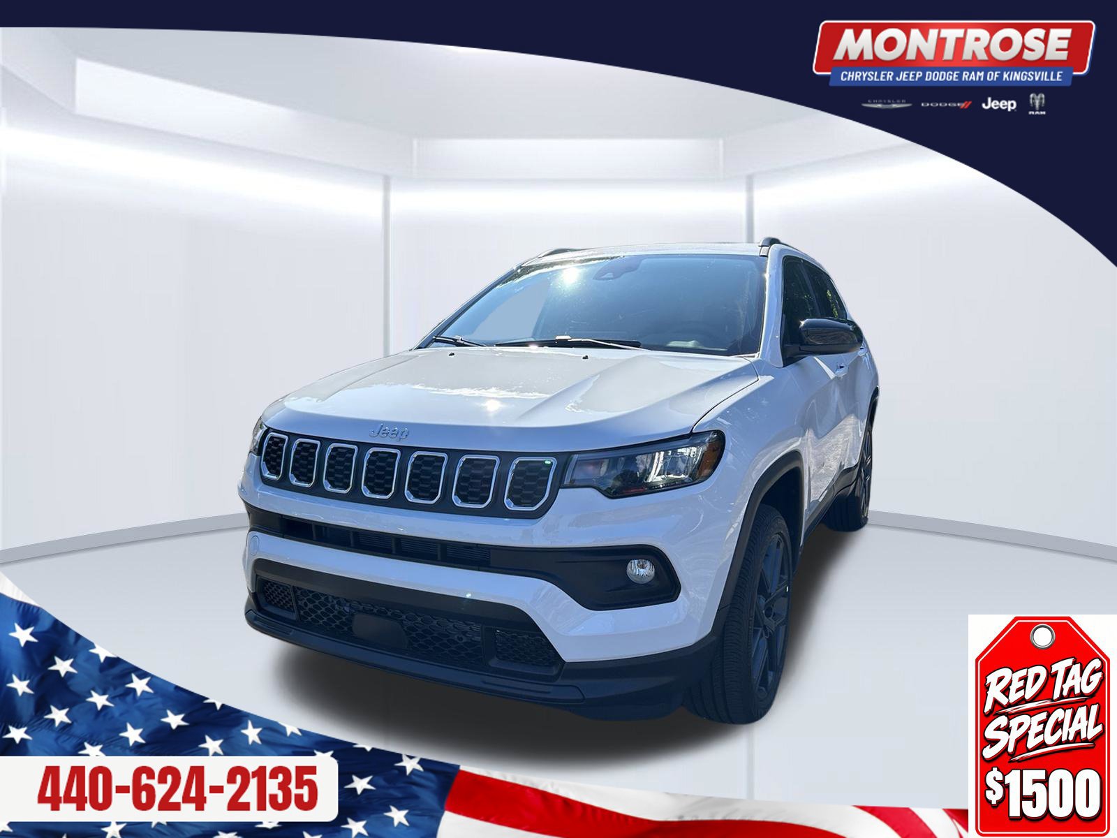 New 2026 Jeep Compass Latitude AWD/4WD 360° Tour