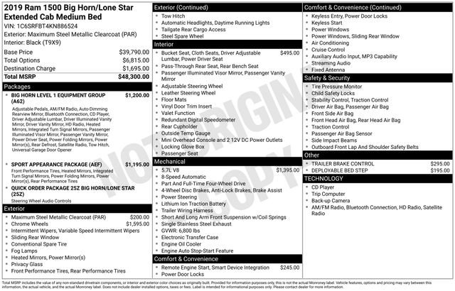 Used 2019 RAM 1500 Big Horn image 18