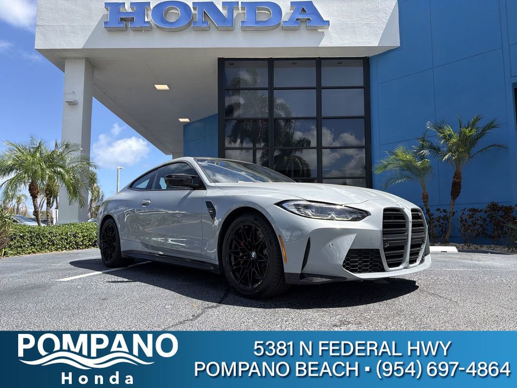 Used 2024 BMW M4 Coupe w/ Executive Package RWD video 1