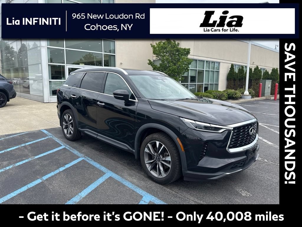 Certified 2022 INFINITI QX60 Luxe w/ Cargo Package