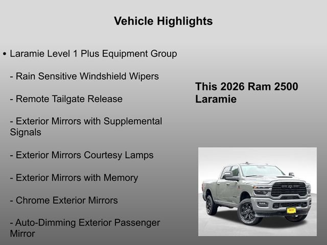 New 2026 RAM 2500 Laramie w/ Night Edition AWD/4WD image 31