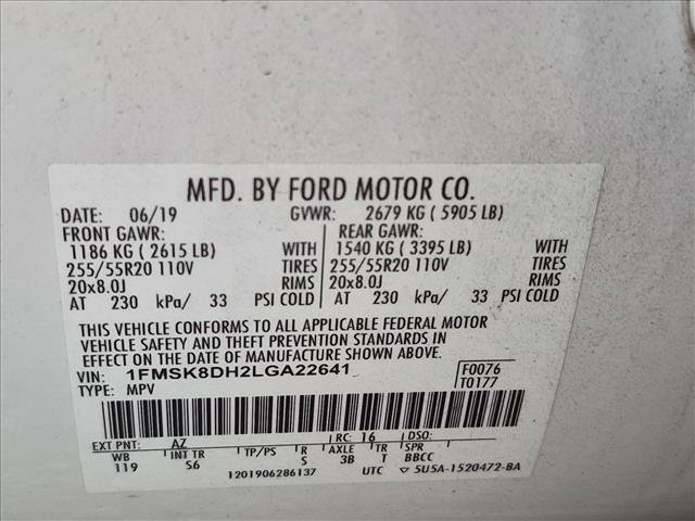Used 2020 Ford Explorer XLT w/ Equipment Group 202A AWD/4WD image 16