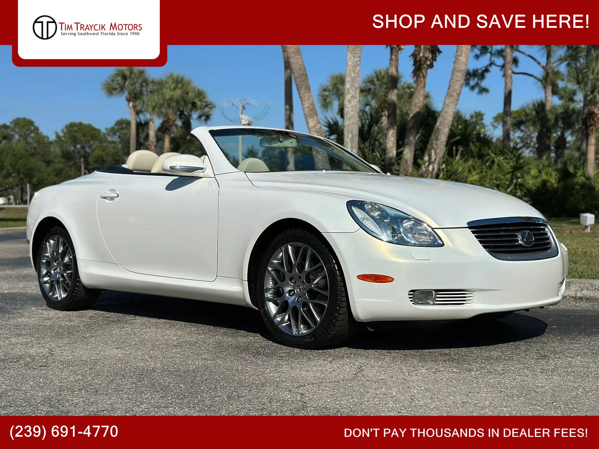 Used 2003 Lexus SC 430 Convertible RWD image 1