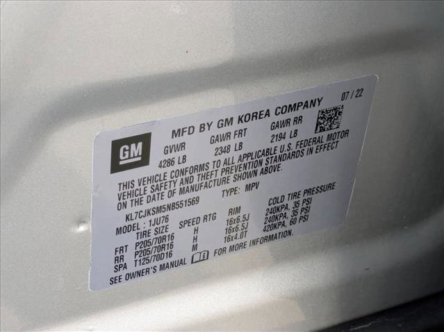 Used 2022 Chevrolet Trax LS w/ Tint and Cruise Package image 25