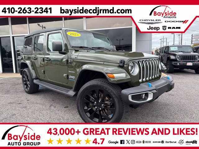 Used 2023 Jeep Wrangler Unlimited Sahara w/ Cold Weather Group AWD/4WD image 1