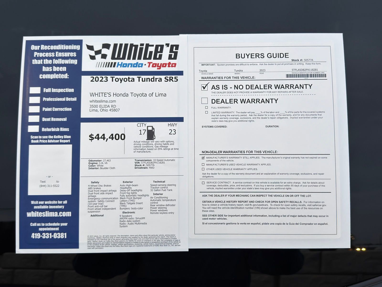 Used 2023 Toyota Tundra SR5 image 33