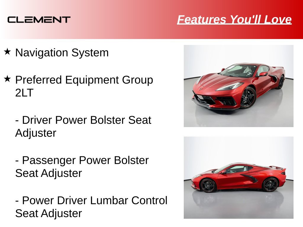 Used 2023 Chevrolet Corvette Stingray Preferred Cpe w/ Z51 Performance Package RWD image 10