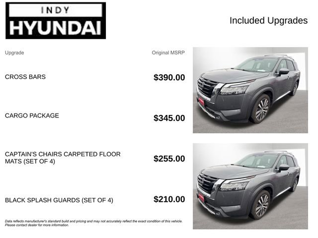 Used 2022 Nissan Pathfinder Platinum w/ Cargo Package image 4