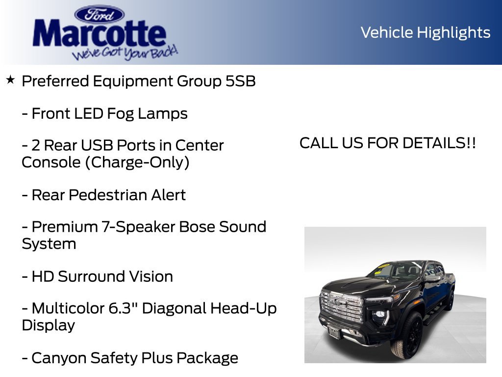 Used 2026 GMC Canyon Denali w/ LPO, Denali Black Edition AWD/4WD image 37