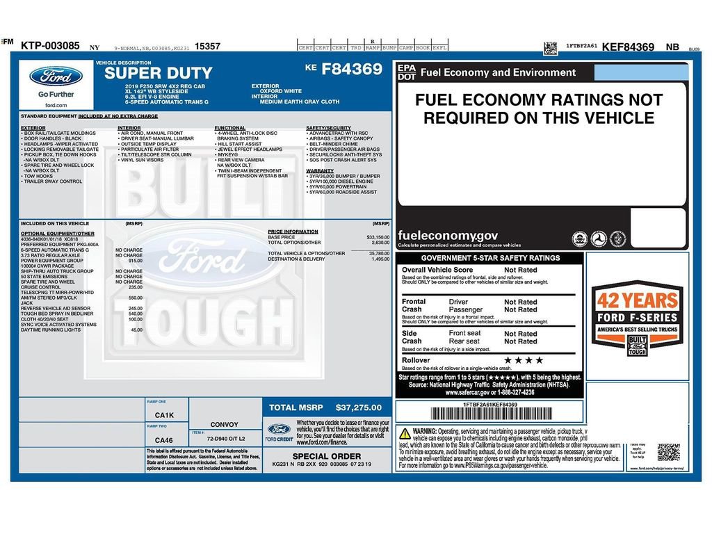Used 2019 Ford F250 XL w/ Power Equipment Group image 31