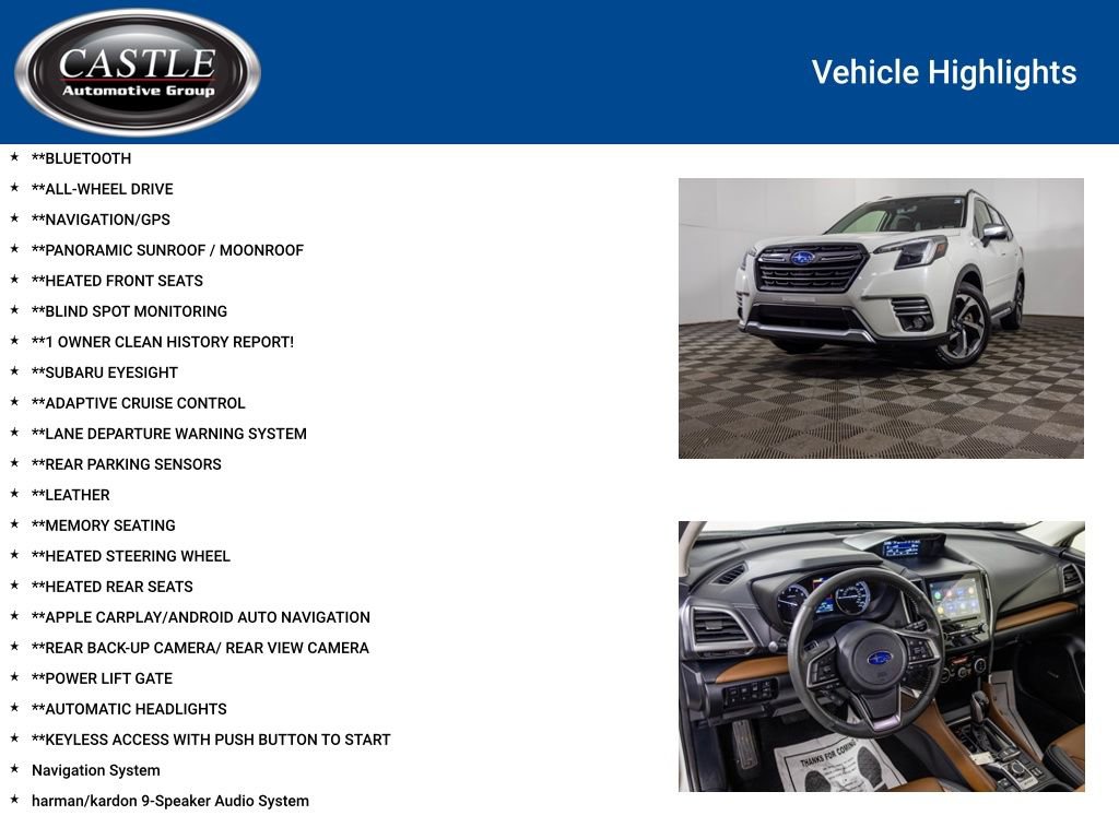 Used 2023 Subaru Forester Touring AWD/4WD image 3