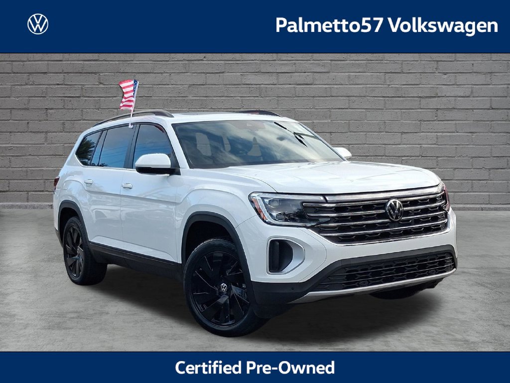 Used 2024 Volkswagen Atlas SE w/ Panoramic Sunroof Package FWD 360° Tour