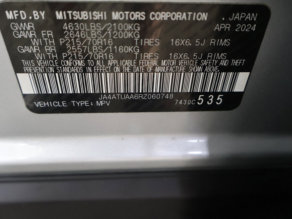 Used 2024 Mitsubishi Eclipse Cross ES AWD/4WD image 42