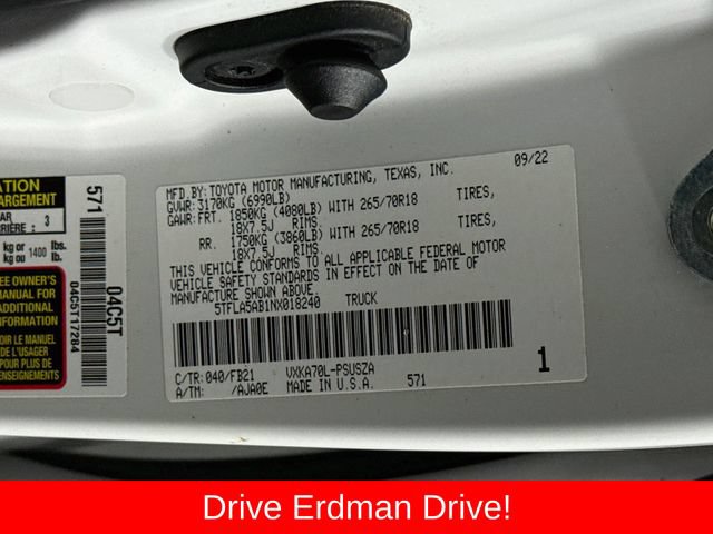 Used 2022 Toyota Tundra SR5 w/ Convenience Package RWD image 30