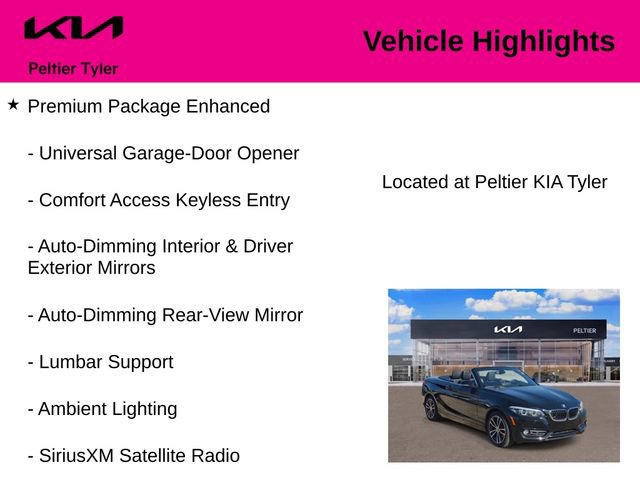 Used 2018 BMW 230i Convertible w/ Premium Package Enhanced image 7