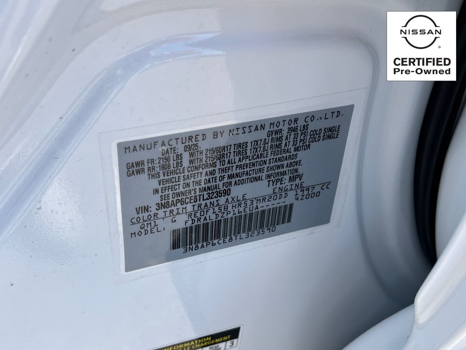 Certified 2026 Nissan Kicks SV FWD image 30