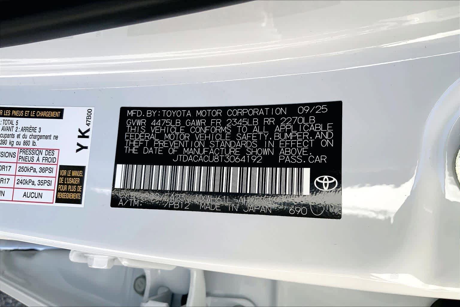 New 2026 Toyota Prius Plug-In Hybrid FWD image 21