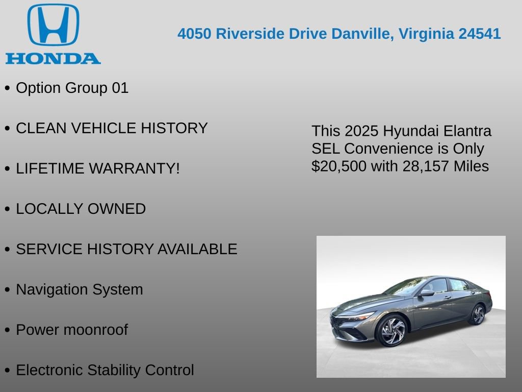 Used 2025 Hyundai Elantra SEL FWD image 7