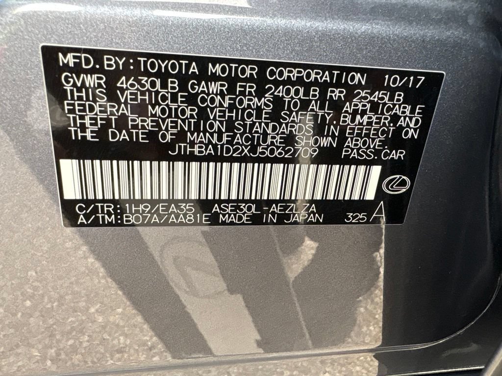 Used 2018 Lexus IS 300 F Sport w/ F Sport Package RWD image 21