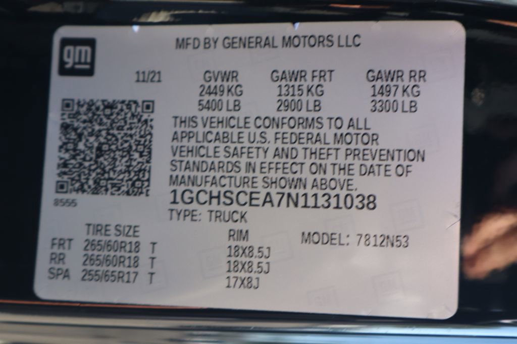 Used 2022 Chevrolet Colorado LT w/ Redline Special Edition RWD image 52