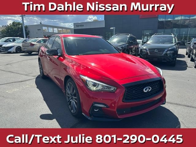 Used 2023 INFINITI Q50 Red Sport 400 w/ Cargo Package AWD/4WD image 3