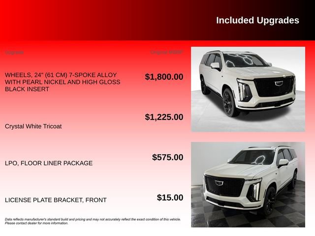Used 2025 Cadillac Escalade Sport Platinum w/ LPO, Floor Liner Package AWD/4WD image 6