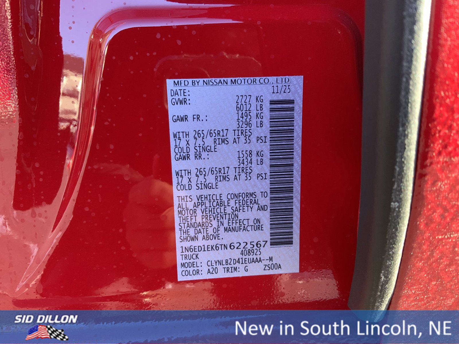 New 2026 Nissan Frontier SV w/ All-Weather Content Package image 12