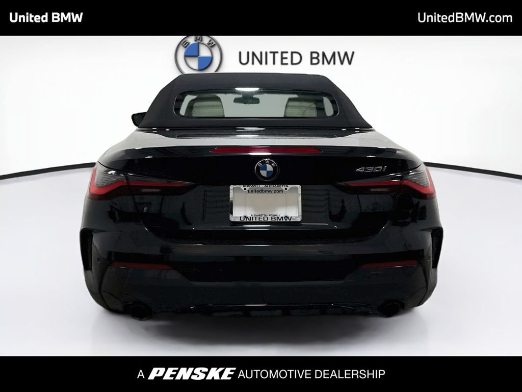 Used 2022 BMW 430i Convertible w/ M Sport Package RWD image 6