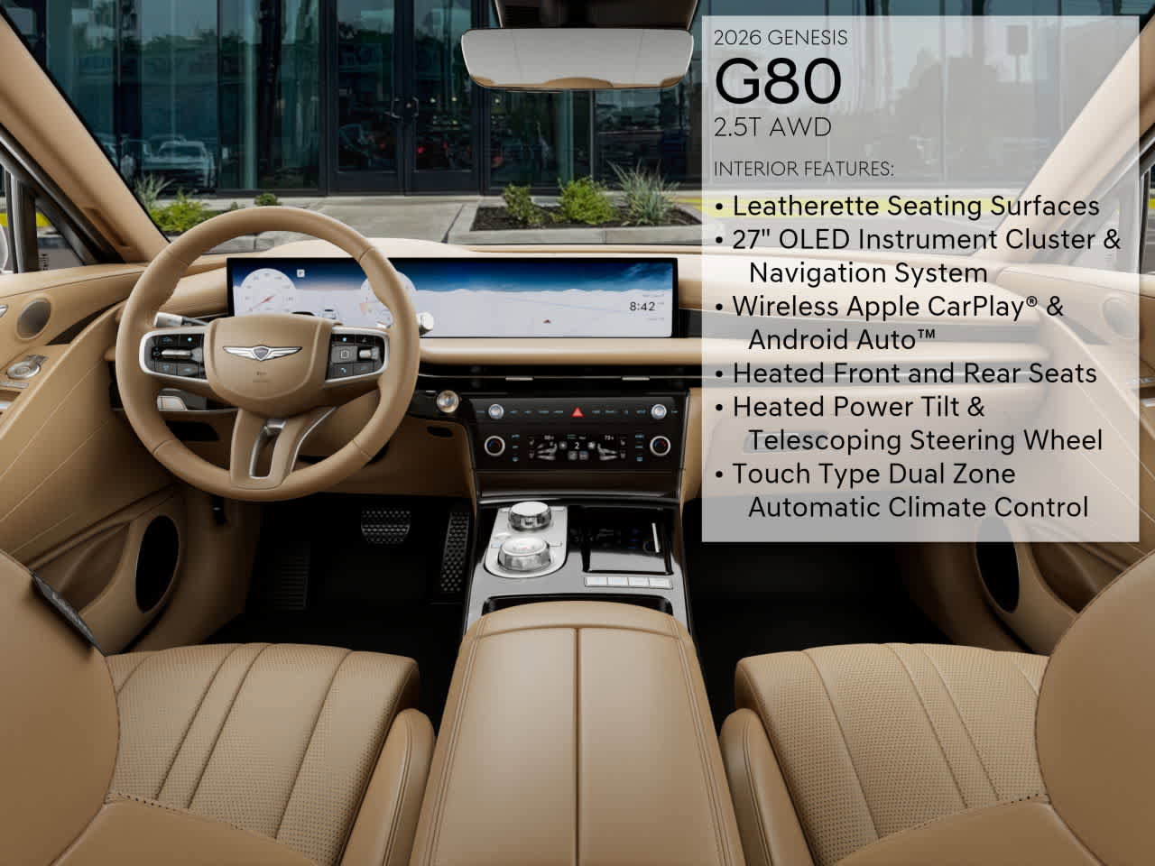 New 2026 Genesis G80 2.5T AWD/4WD image 17