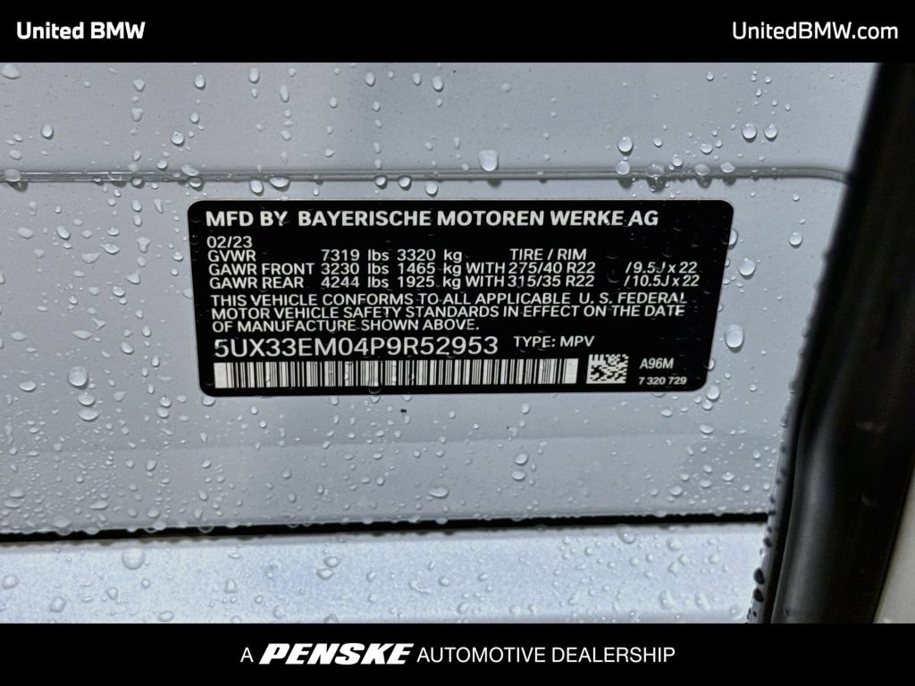 Certified 2023 BMW X7 M60i w/ Executive Package AWD/4WD image 16