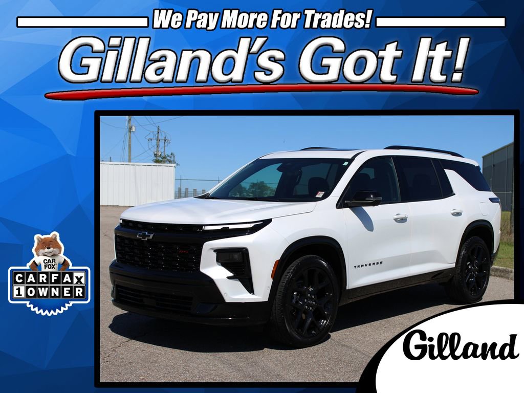 Used 2024 Chevrolet Traverse RS w/ LPO, Floor Liner Package AWD/4WD image 1