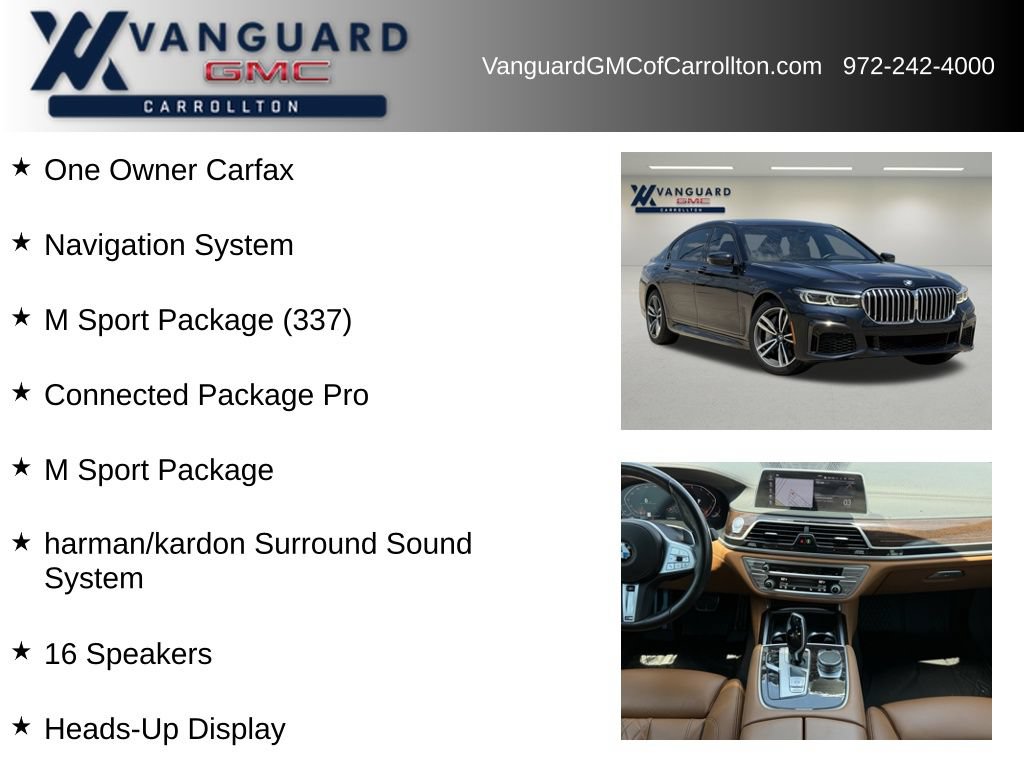 Used 2022 BMW 750i xDrive w/ M Sport Package AWD/4WD image 6