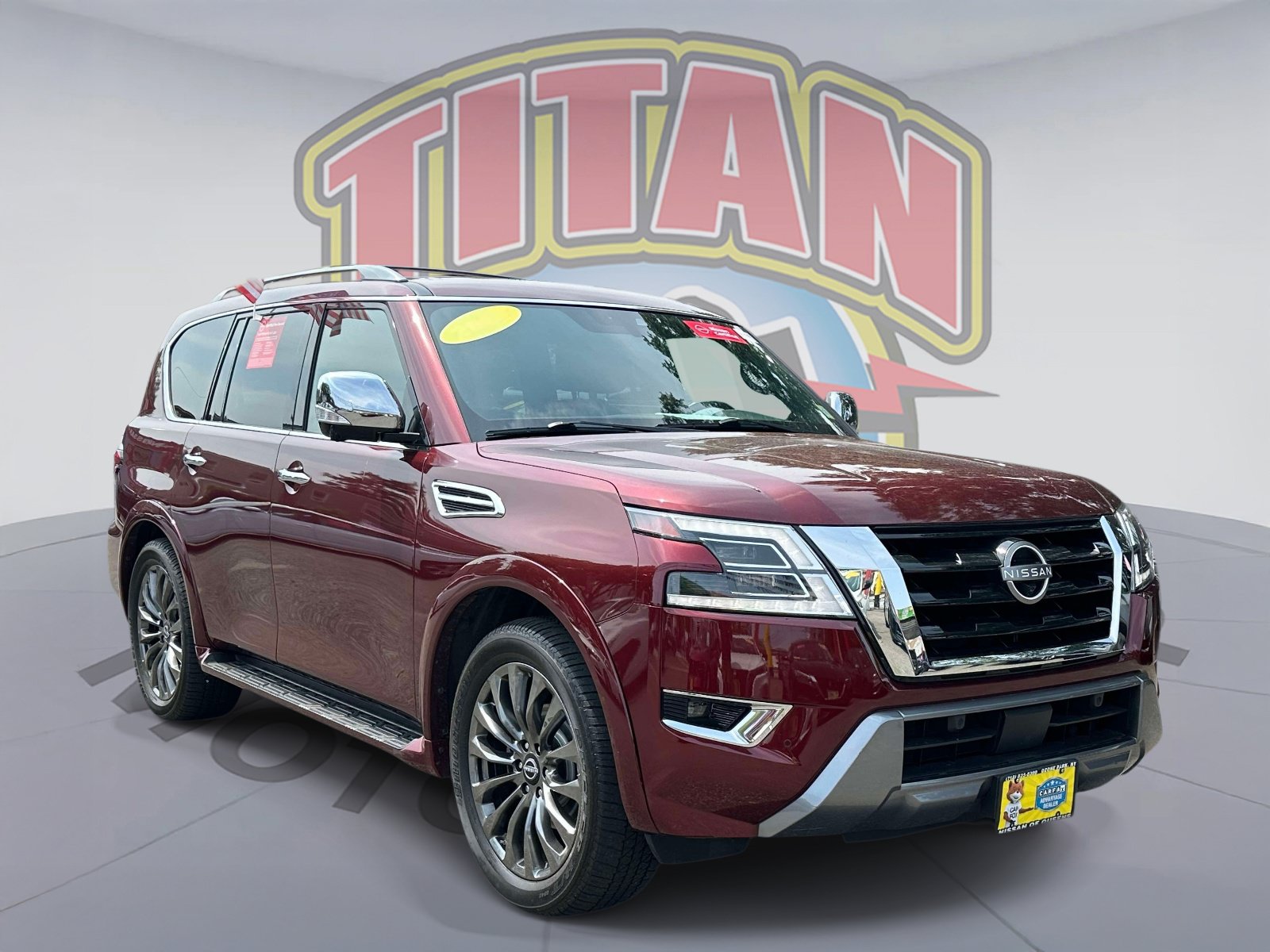 Certified 2023 Nissan Armada Platinum w/ Captain's Chairs Package