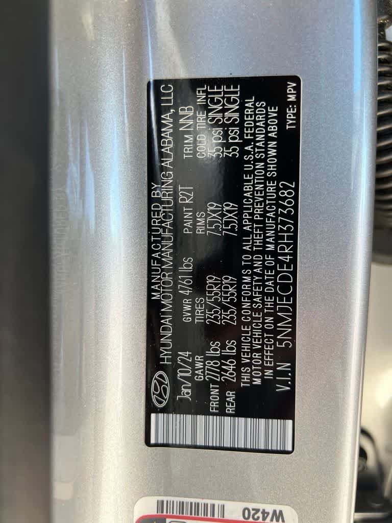 Used 2024 Hyundai Tucson Limited AWD/4WD image 13